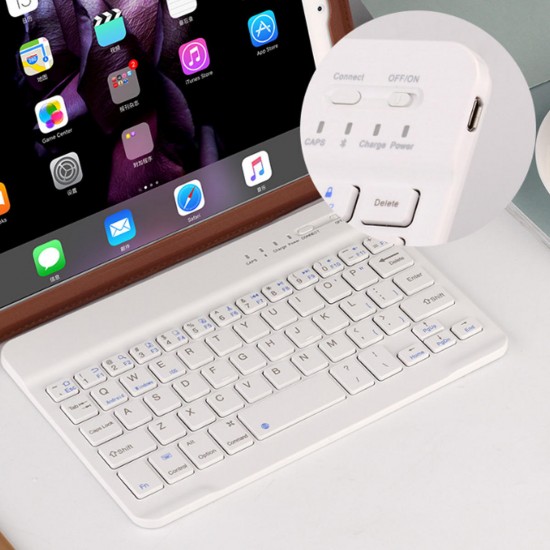 7.9 inch Mini Portable Wireless bluetooth 3.0 Charging Keyboard for ipad Tablet Phone Android