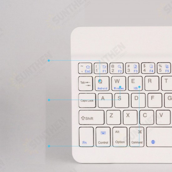 7.9 inch Mini Portable Wireless bluetooth 3.0 Charging Keyboard for ipad Tablet Phone Android