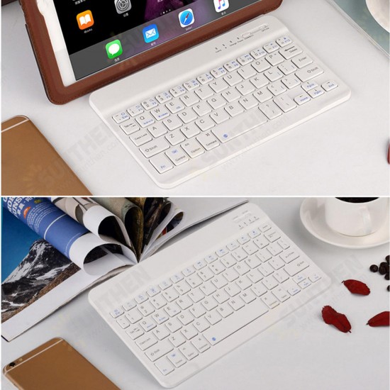 7.9 inch Mini Portable Wireless bluetooth 3.0 Charging Keyboard for ipad Tablet Phone Android