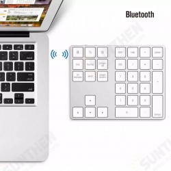 Wireless Bluetooth 34 Keys Numeric Keypad Number Pad Keyboard with USB 3.0 HUB for Mac OS Windows Smartphone Wireless Bluetooth 34 Keys Numeric Keypad Number Pad Keyboard with USB 3.0 HUB for Mac OS Windows Smartphone