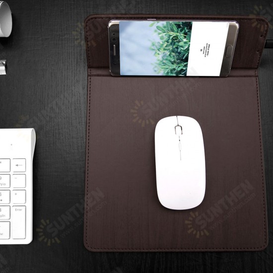 Wireless Charger Mouse Pad Mat for iPhone X/iPhone 8/8 Plus/Samsung Galaxy Note 8/S8/S8 Plus