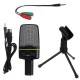 Desktop Tripod Microphone Profession For PC Phone YouTube Skype Games Desktop