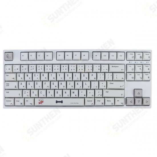 87 Keys Customized Keyboard Kit Hotswappable 2.4G bluetooth RGB Backlight ABS Case DIY Mechanical Keyboard Kit