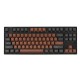 F87T 87 Keys Customized Keyboard Kit 2.4G bluetooth RGB Backlit ABS Case DIY Mechanical Keyboard Kit