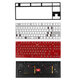 F87T 87 Keys Customized Keyboard Kit 2.4G bluetooth RGB Backlit ABS Case DIY Mechanical Keyboard Kit