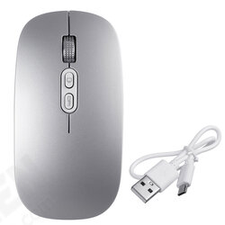 M103 500mAh 2.4GHz Double Modes DPI Adjustable bluetooth 5.0 Wireless USB Rechargeable Optical Mouse for PC Laptop Mobile Phone M103 500mAh 2.4GHz Double Modes DPI Adjustable bluetooth 5.0 Wireless USB Rechargeable Optical Mouse for PC Laptop Mobile Phone