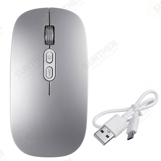 M103 500mAh 2.4GHz Double Modes DPI Adjustable bluetooth 5.0 Wireless USB Rechargeable Optical Mouse for PC Laptop Mobile Phone