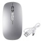 M103 500mAh 2.4GHz Double Modes DPI Adjustable bluetooth 5.0 Wireless USB Rechargeable Optical Mouse for PC Laptop Mobile Phone