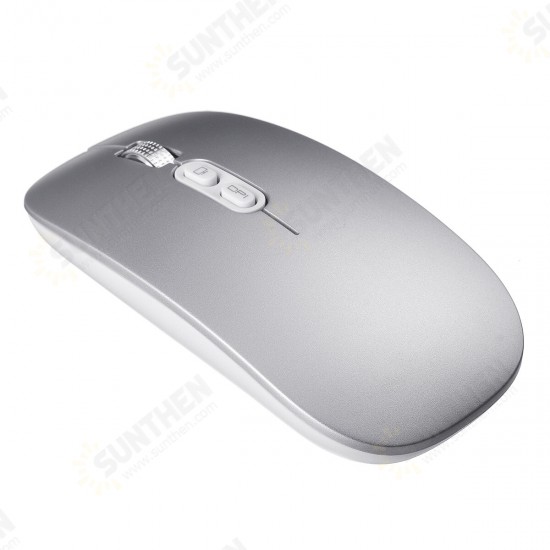 M103 500mAh 2.4GHz Double Modes DPI Adjustable bluetooth 5.0 Wireless USB Rechargeable Optical Mouse for PC Laptop Mobile Phone M103 500mAh 2.4GHz Double Modes DPI Adjustable bluetooth 5.0 Wireless USB Rechargeable Optical Mouse for PC Laptop Mobile Phone