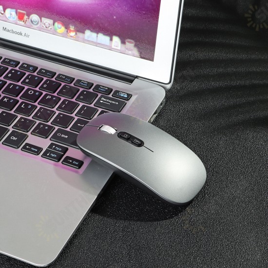 M103 500mAh 2.4GHz Double Modes DPI Adjustable bluetooth 5.0 Wireless USB Rechargeable Optical Mouse for PC Laptop Mobile Phone M103 500mAh 2.4GHz Double Modes DPI Adjustable bluetooth 5.0 Wireless USB Rechargeable Optical Mouse for PC Laptop Mobile Phone