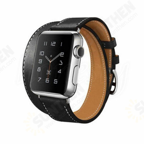 Genuine Leather Watch Band Strap Replacement For Apple Watch Series 1 42mm