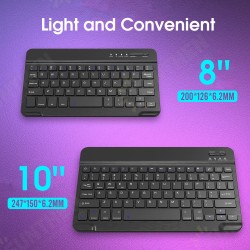 8/ 10 inch 180mAh Wireless bluetooth Keyboard for iPad / Mobile Phone / Tablet PC iOS Android System 8/ 10 inch 180mAh Wireless bluetooth Keyboard for iPad / Mobile Phone / Tablet PC iOS Android System