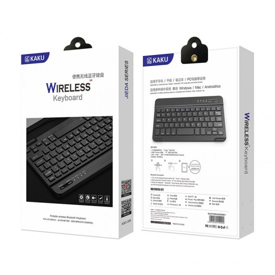 8/ 10 inch 180mAh Wireless bluetooth Keyboard for iPad / Mobile Phone / Tablet PC iOS Android System
