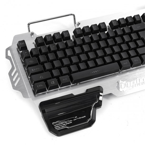 PK-900 104 Keys Wired Colorful Backlight Competitive Games Gaming Keyboard Home Multimedia Laptop Computer Clavier for PC