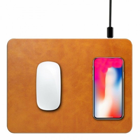 Wireless Charger Fast Charging Mouse Pad For Samsung Galaxy Note 8/S8/S8 Plus/iPhone X/iPhone 8 Plus/8