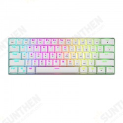 S61 61 Keys bluetooth Dual Mode Mechanical Keyboard RGB Backlight Gaming Keyboard For Phone Tablet OS S61 61 Keys bluetooth Dual Mode Mechanical Keyboard RGB Backlight Gaming Keyboard For Phone Tablet OS