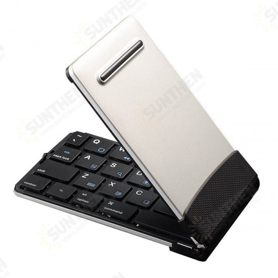 Folding BT3.0 USB Rechargeable bluetooth Wireless Keyboard for iPad/ Mobile Phone/ Tablet PC iOS Android Windows System