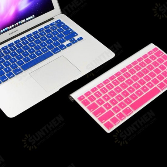 Silicon US Keyboard Skin Protective Film For Macbook Pro 15.4 Inch