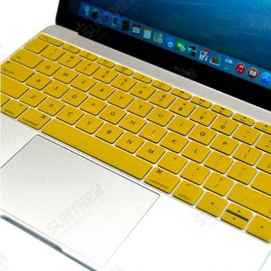 Soft Silicone Keyboard Protective Cover Skin For MacBook 12 Inch