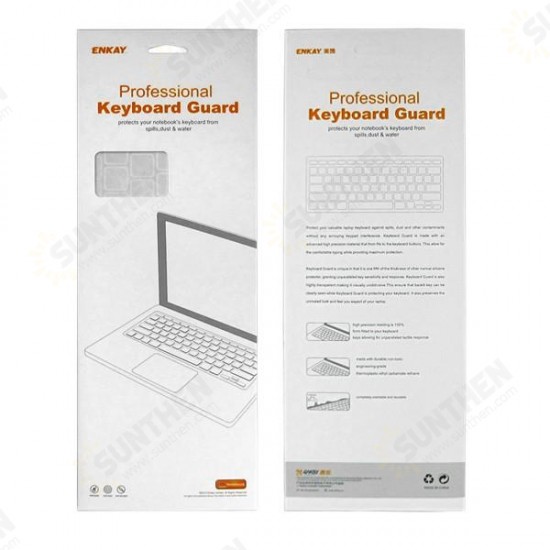 Soft Silicone Keyboard Protective Cover Skin For MacBook 12 Inch