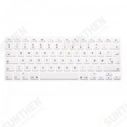 Translucent Colorful Silicone Keyboard Protective Film For Macbook13.3 15.4 European Version Danish Translucent Colorful Silicone Keyboard Protective Film For Macbook13.3 15.4 European Version Danish