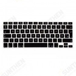 Translucent Colorful Silicone Keyboard Protective Film For Macbook13.3 15.4 European Version Danish Translucent Colorful Silicone Keyboard Protective Film For Macbook13.3 15.4 European Version Danish