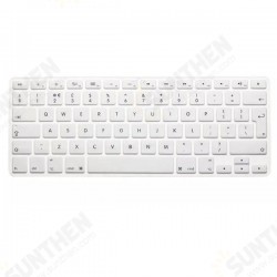 Translucent Colorful Silicone Keyboard Protective Film For Macbook13.3 15.4 European Version English