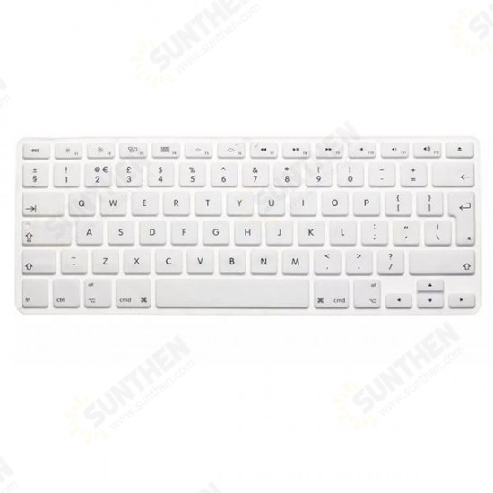 Translucent Colorful Silicone Keyboard Protective Film For Macbook13.3 15.4 European Version English