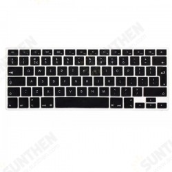 Translucent Colorful Silicone Keyboard Protective Film For Macbook13.3 15.4 European Version English