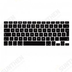 Translucent Colorful Silicone Keyboard Protective Film For Macbook13.3 15.4 European Version German Translucent Colorful Silicone Keyboard Protective Film For Macbook13.3 15.4 European Version German