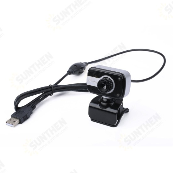 USB 2.0 HD 1080P Webcam Web Camera Computer HD Built-in Microphone USB Plug and Play