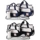 5Pcs/Set Nappy Diaper Bag Mummy Large Capacity Stroller Bag Mom Baby Multi-Function Waterproof Outdoor Travel Tote Bag