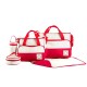 5Pcs/Set Nappy Diaper Bag Mummy Large Capacity Stroller Bag Mom Baby Multi-Function Waterproof Outdoor Travel Tote Bag
