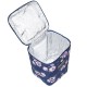 8L Waterproof Mommy Bag Three-layer Mommy Bag Rose Lunch Insulation Package Portable Baby Food Bag