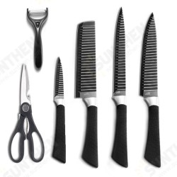 KC-3Cr13II 6 Pieces 3Cr13 Stainless Steel Kitchen Knife Set Chef Carving Cleaver Utility Knife KC-3Cr13II 6 Pieces 3Cr13 Stainless Steel Kitchen Knife Set Chef Carving Cleaver Utility Knife