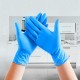 100PCS/Set Blue Latex Gloves Waterproof Nitrile Gloves Disposable Glove Rubber Gloves Kitchen Cooking Gloves Cleaning Gloves