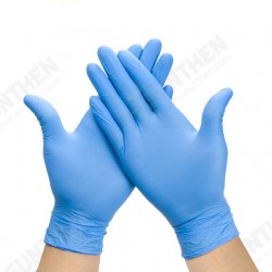 100PCS/Set Blue Latex Gloves Waterproof Nitrile Gloves Disposable Glove Rubber Gloves Kitchen Cooking Gloves Cleaning Gloves 100PCS/Set Blue Latex Gloves Waterproof Nitrile Gloves Disposable Glove Rubber Gloves Kitchen Cooking Gloves Cleaning Gloves