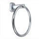 12CM Silver Wall Mounted Chrome Towel Ring Hand Rack Holder