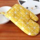1PC Kitchen Heat Resistant Cloth Mitt Plaid Pattern Printed Baking Oven Insulation Anti-scald Glove