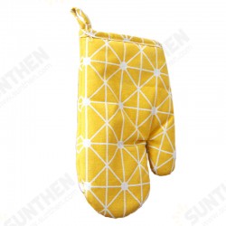 1PC Kitchen Heat Resistant Cloth Mitt Plaid Pattern Printed Baking Oven Insulation Anti-scald Glove 1PC Kitchen Heat Resistant Cloth Mitt Plaid Pattern Printed Baking Oven Insulation Anti-scald Glove