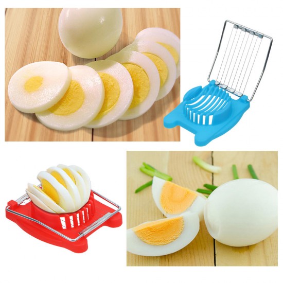 1PC Stainless Steel Cut Egg Slicer Sectioner Cutter Mold Multifunction Eggs Splitter Cutter Kitchen Tools Egg Tool