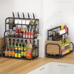 2-Tier Kitchen Countertop Spice Rack Organizer Cabinet Shelves Holder Rack 2-Tier Kitchen Countertop Spice Rack Organizer Cabinet Shelves Holder Rack