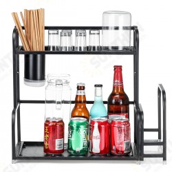 2-Tier Kitchen Countertop Spice Rack Organizer Cabinet Shelves Holder Rack 2-Tier Kitchen Countertop Spice Rack Organizer Cabinet Shelves Holder Rack