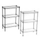 3 Tier Multi-Function Storage Cart Shelf Rack Organizer Adjustable with 4 Hooks