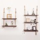 3 Tier Wood Wall Mount Shelf Stand Storage Book Shelves Display Rack Shelving Bracket Bathroom