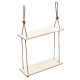 3 Tier Wood Wall Mount Shelf Stand Storage Book Shelves Display Rack Shelving Bracket Bathroom