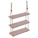 3 Tier Wood Wall Mount Shelf Stand Storage Book Shelves Display Rack Shelving Bracket Bathroom