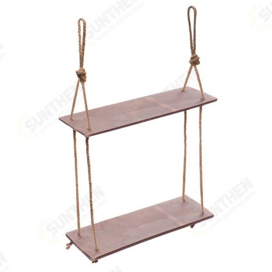 3 Tier Wood Wall Mount Shelf Stand Storage Book Shelves Display Rack Shelving Bracket Bathroom