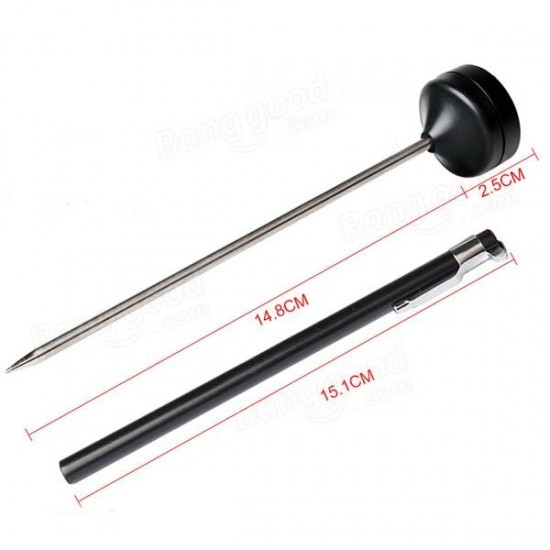 304 Stainless Steel Food BBQ Probe Thermometer Barbecue Meat Thermometer Kitchen Measuring Tool