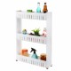 3/4 Layers Multi-function Rack Shelf Portable Cart Storage for Kitchen Bathroom Arrangement